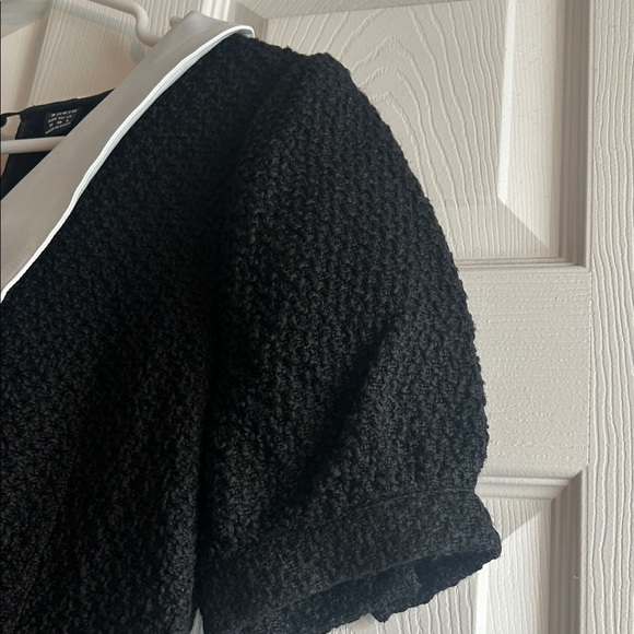 Classic Black Dress with White Collar - Picture 9 of 16